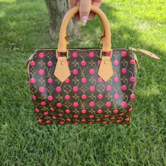 Louis Vuitton Cherry Speedy 25 Limited Edition Vintage - Picture 1 of 14